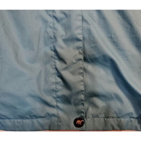 Outdoor Diamond Candy Women's XL Waterproof Breathable Teal & Gray Rain Jacket - Picture 13 of 16